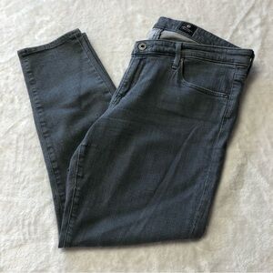 AG Adriano Goldschmied The Stevie Ankle Slim Straight Grey Jean Petite 32
